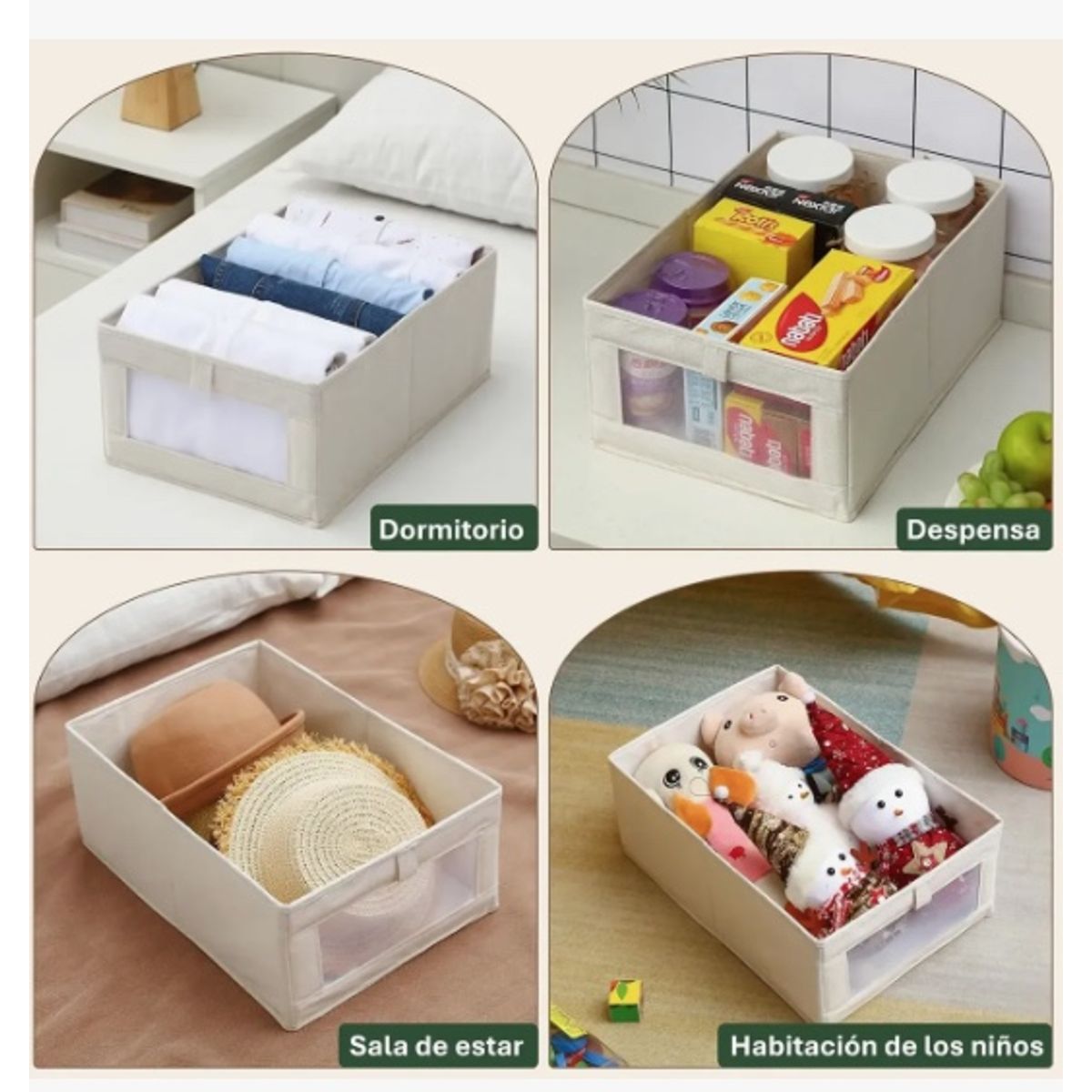 GENERICO - Pack 2 Caja Organizadora Plegable