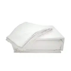 GENERICO - Sábanas De Lujo 1800 Hilos - King Color Blanco