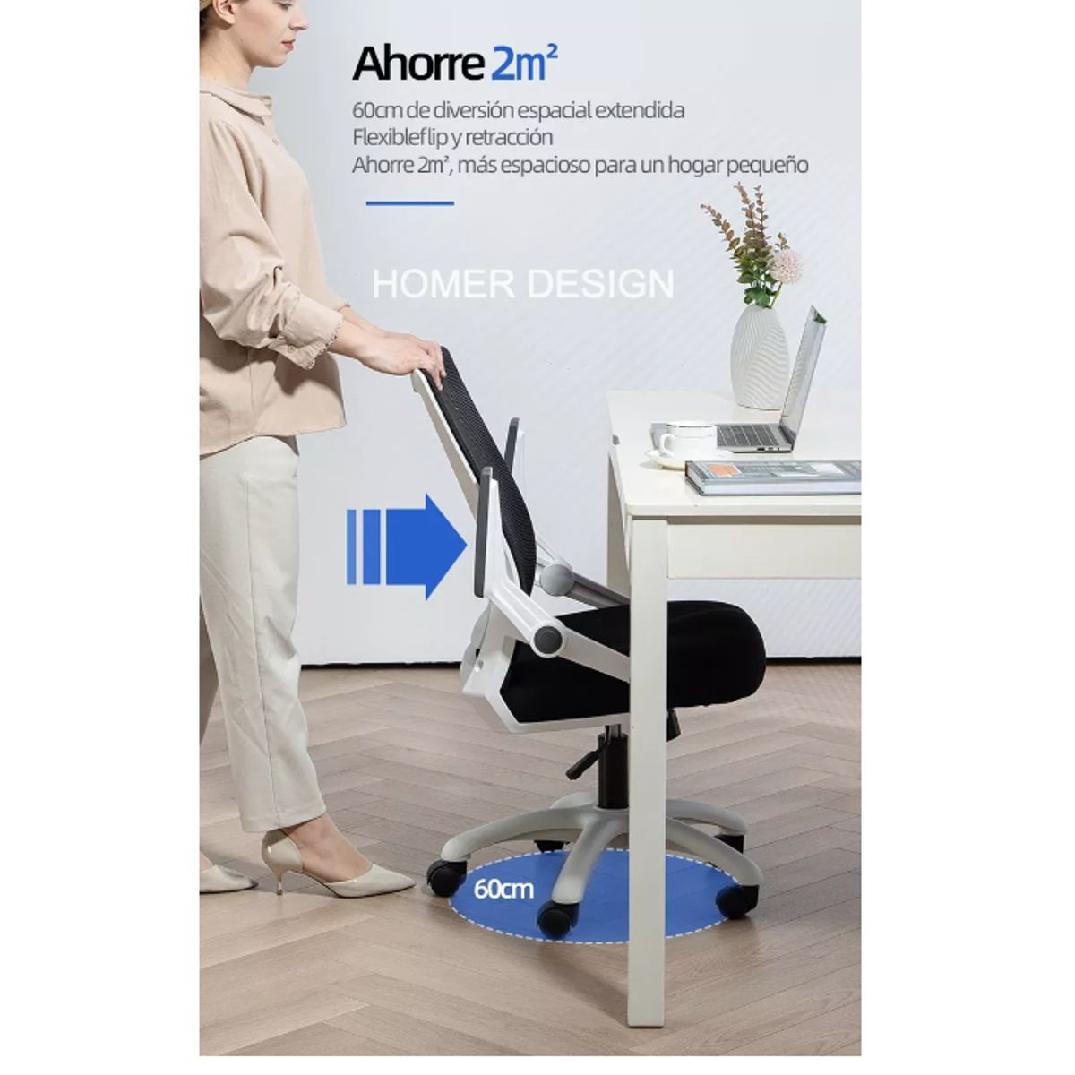 GENERICO - Silla De Oficina Ejecutiva Con Asiento De Memoria