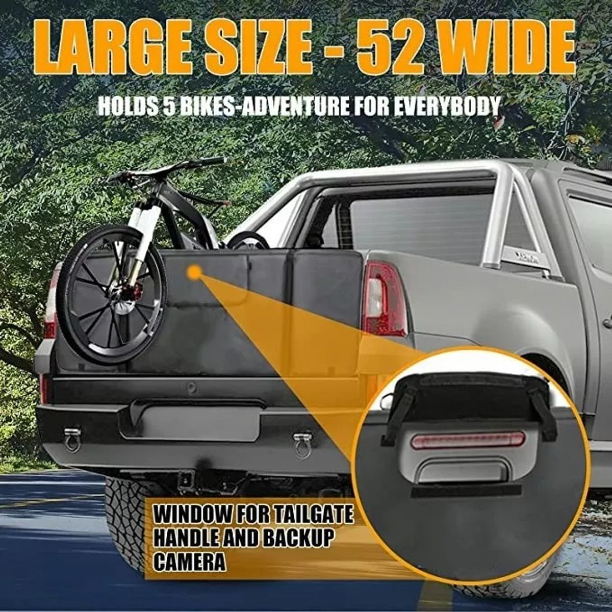 MUNDO MAGIA - Pick-up Pad Porta Bicicletas Camionetas