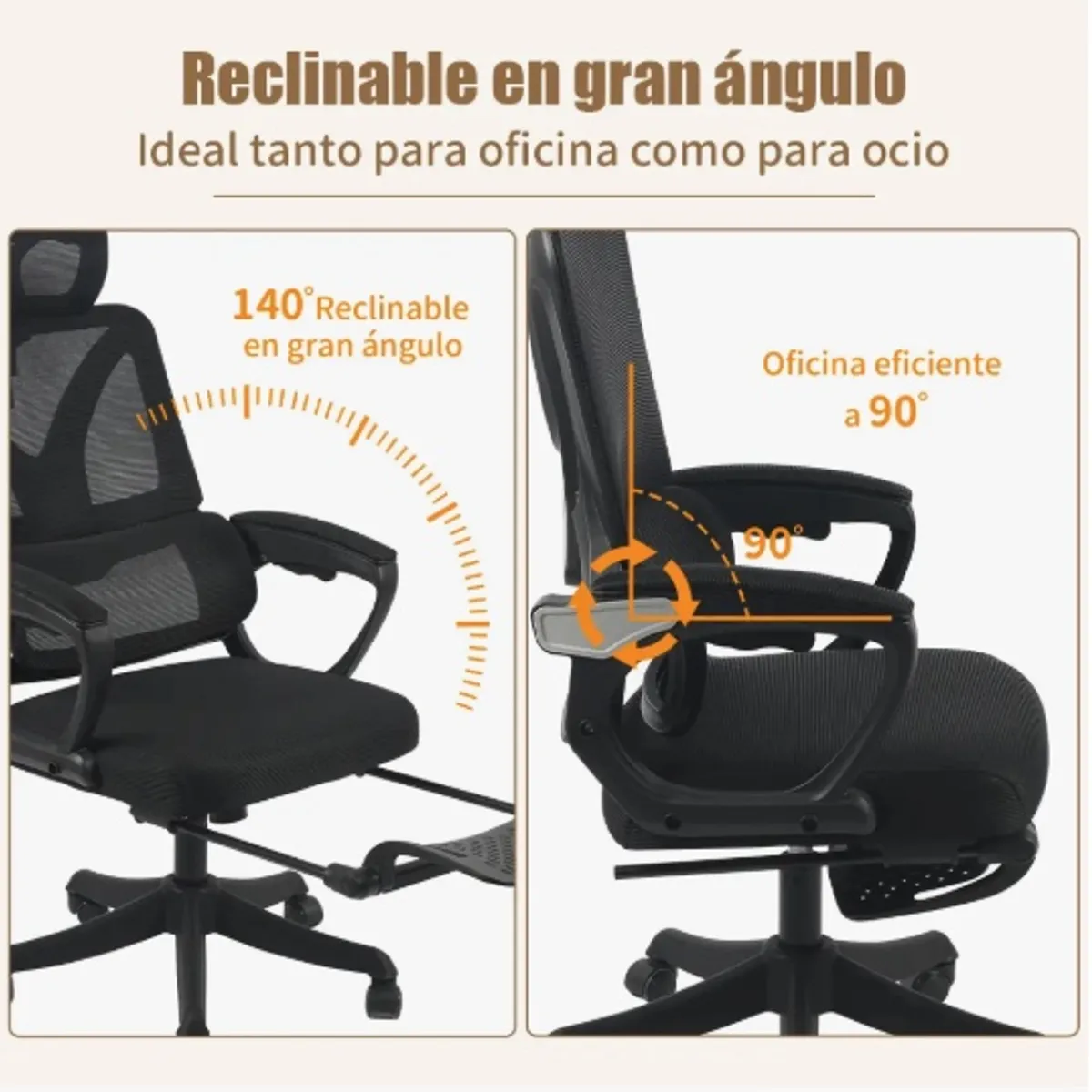 GENERICO - Silla De Escritorio Ergonómica