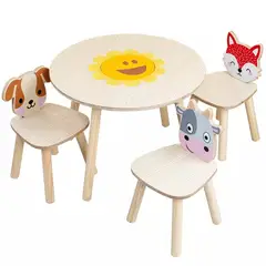 PELLITOS - MESITA ANIMALES 3 SILLAS CON CENTRO DESMONTABLE