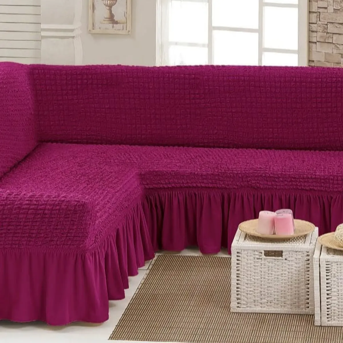 GENERICO - Fundas Turca de Sillón en L