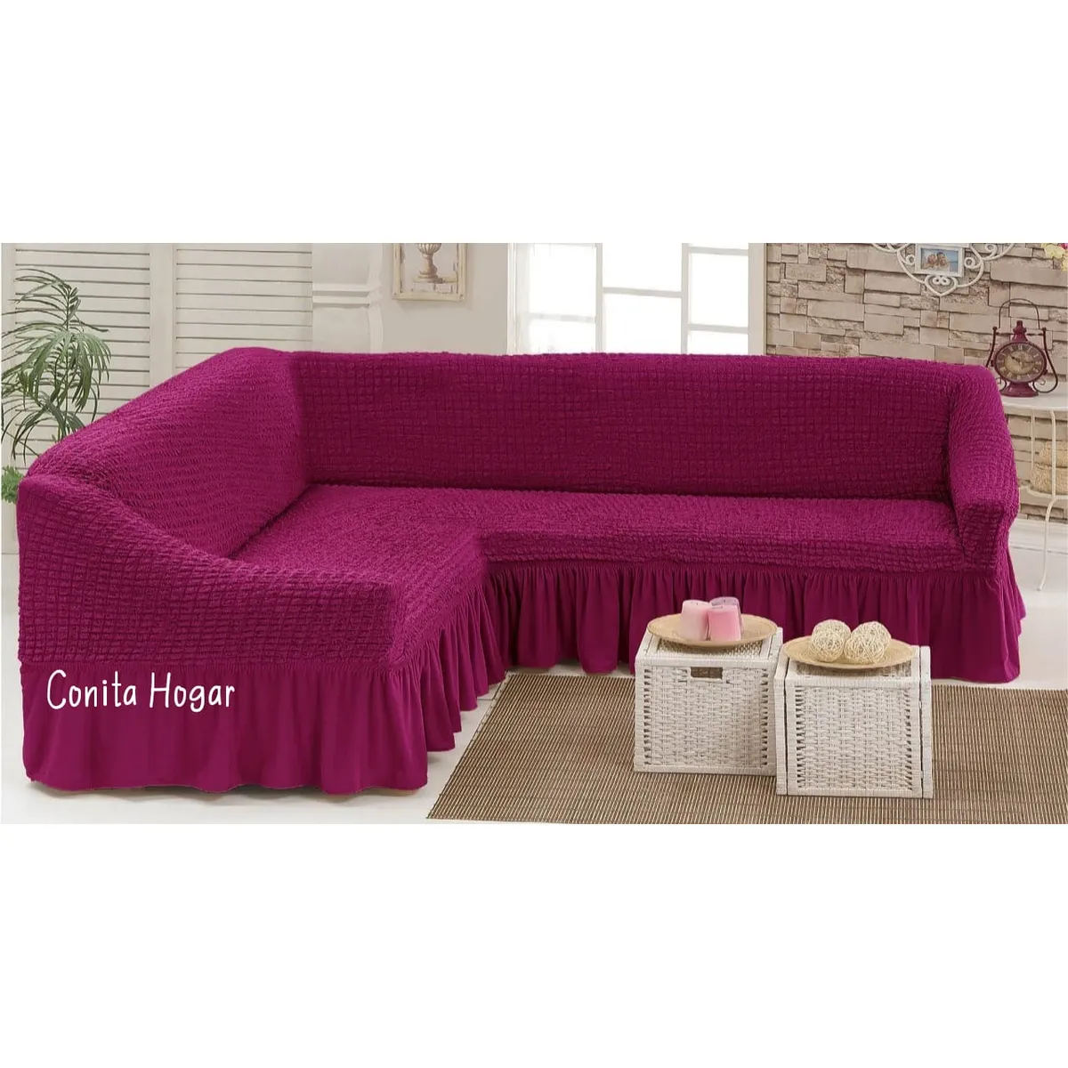 GENERICO - Fundas Turca de Sillón en L