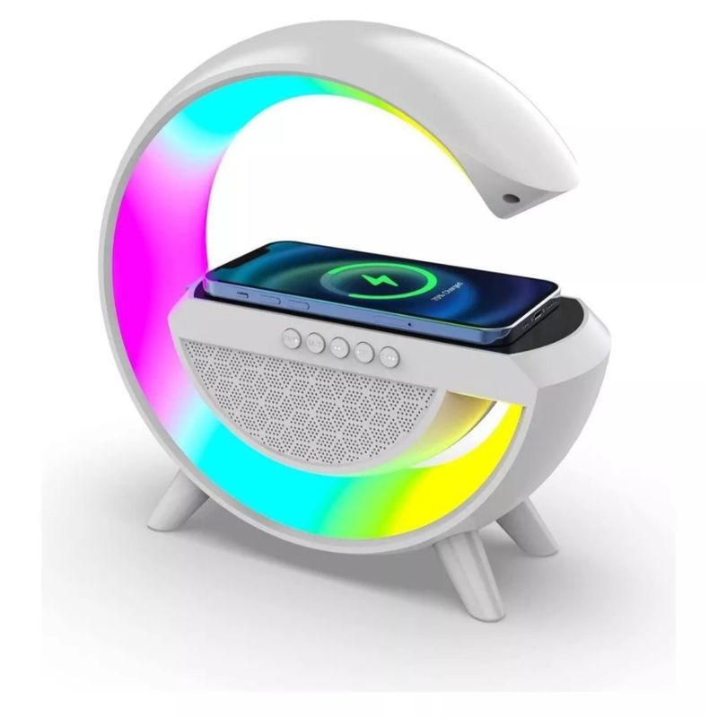 GENERICO - Cargador Inalambrico Parlante Bluetooth Lampara Usb Radio