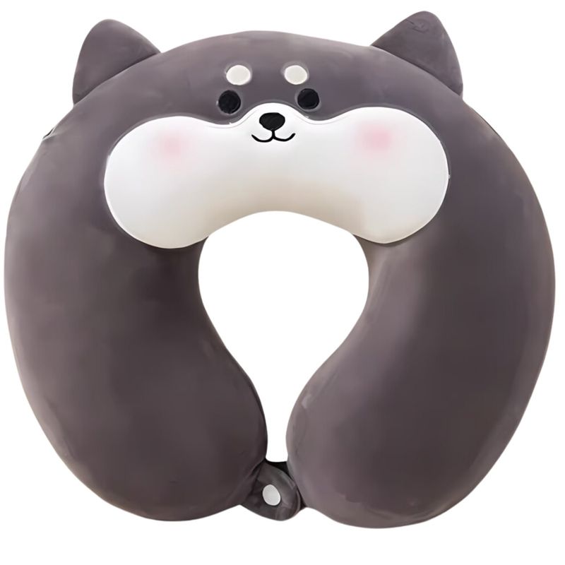 GENERICO - Almohada de Viaje Cojín de Cuello de Shiba