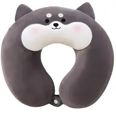 GENERICO - Almohada de Viaje Cojín de Cuello de Shiba