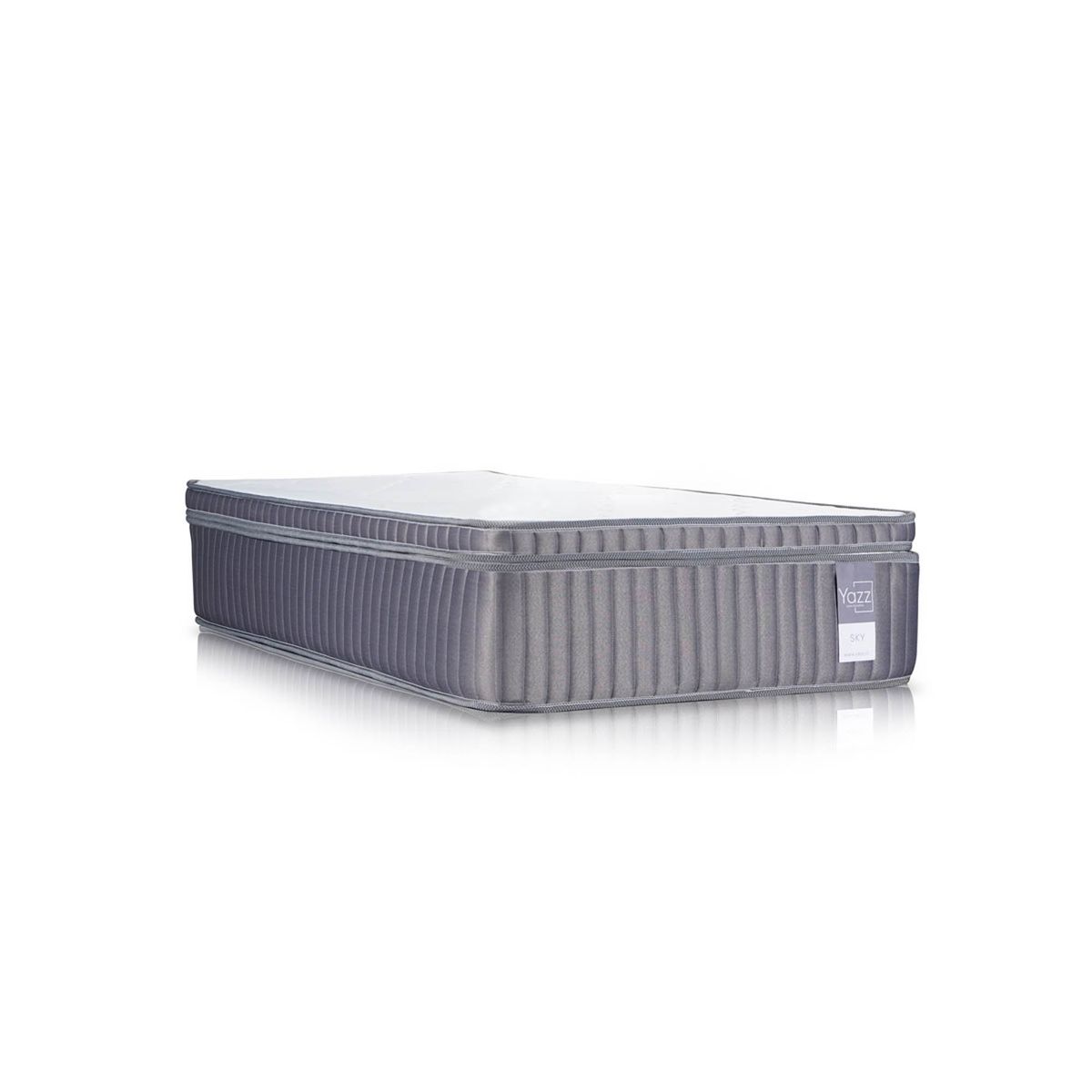 YAZZ - Colchon 1 Plaza Yazz Sky Pillow Top Resortes