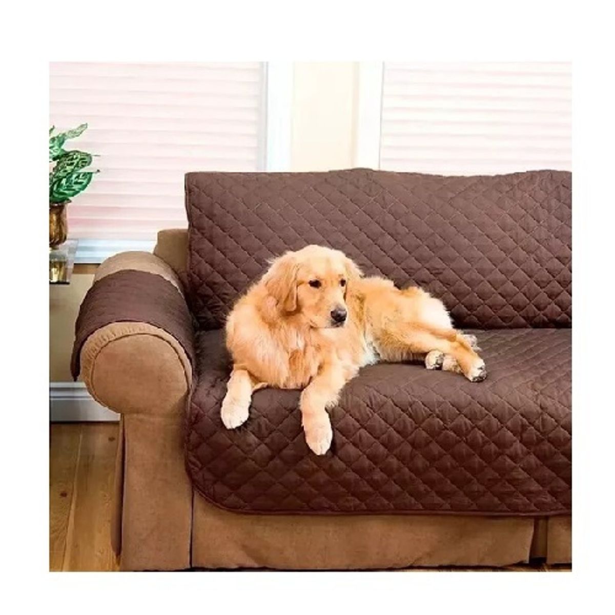 GENERICO - Funda Cobertor Protector Para Sofa Sillon 2 Cuerpos Reversible