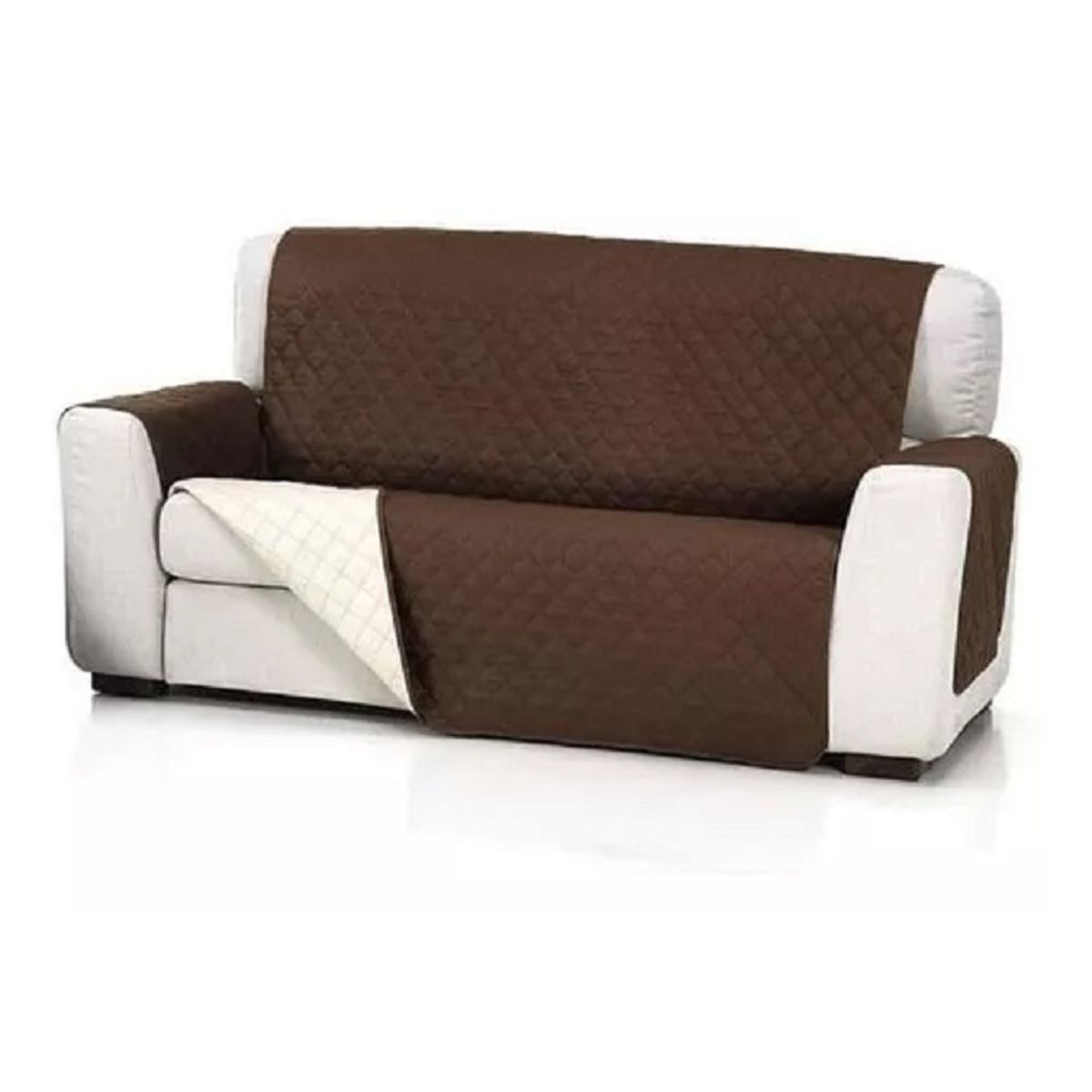 GENERICO - Funda Cobertor Protector Para Sofa Sillon 2 Cuerpos Reversible