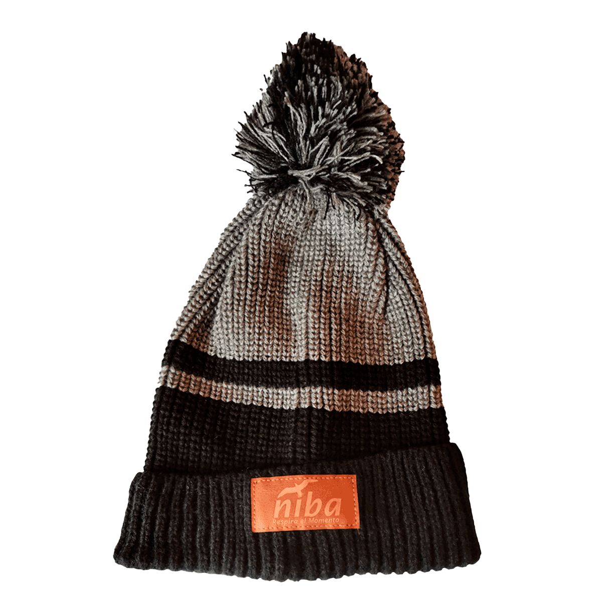 NIBA - Gorro Lana Laguna Dial Negro Gris Niba