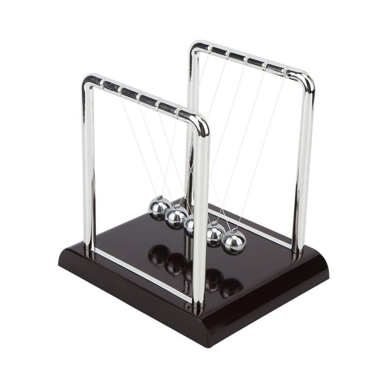 SOLEIO - Péndulo de Newton Metálico Juguete Decoración Anti Estrés