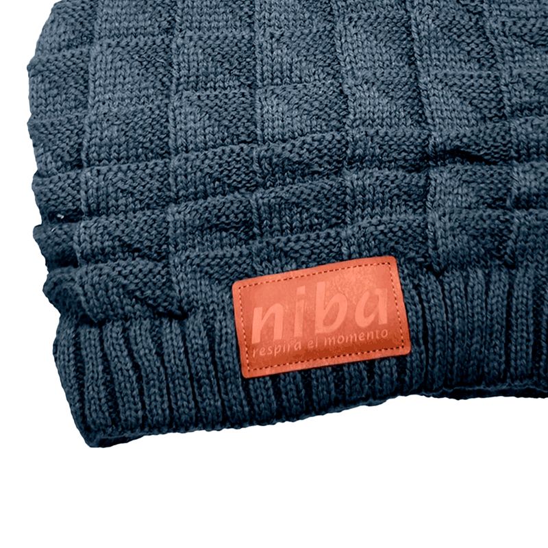 NIBA - Gorro Lana Los Queules Gris Niba