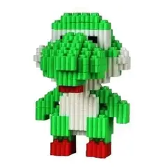 TEEMY - Mini Bloques Yoshi Mario Bross Figura 3d Armable