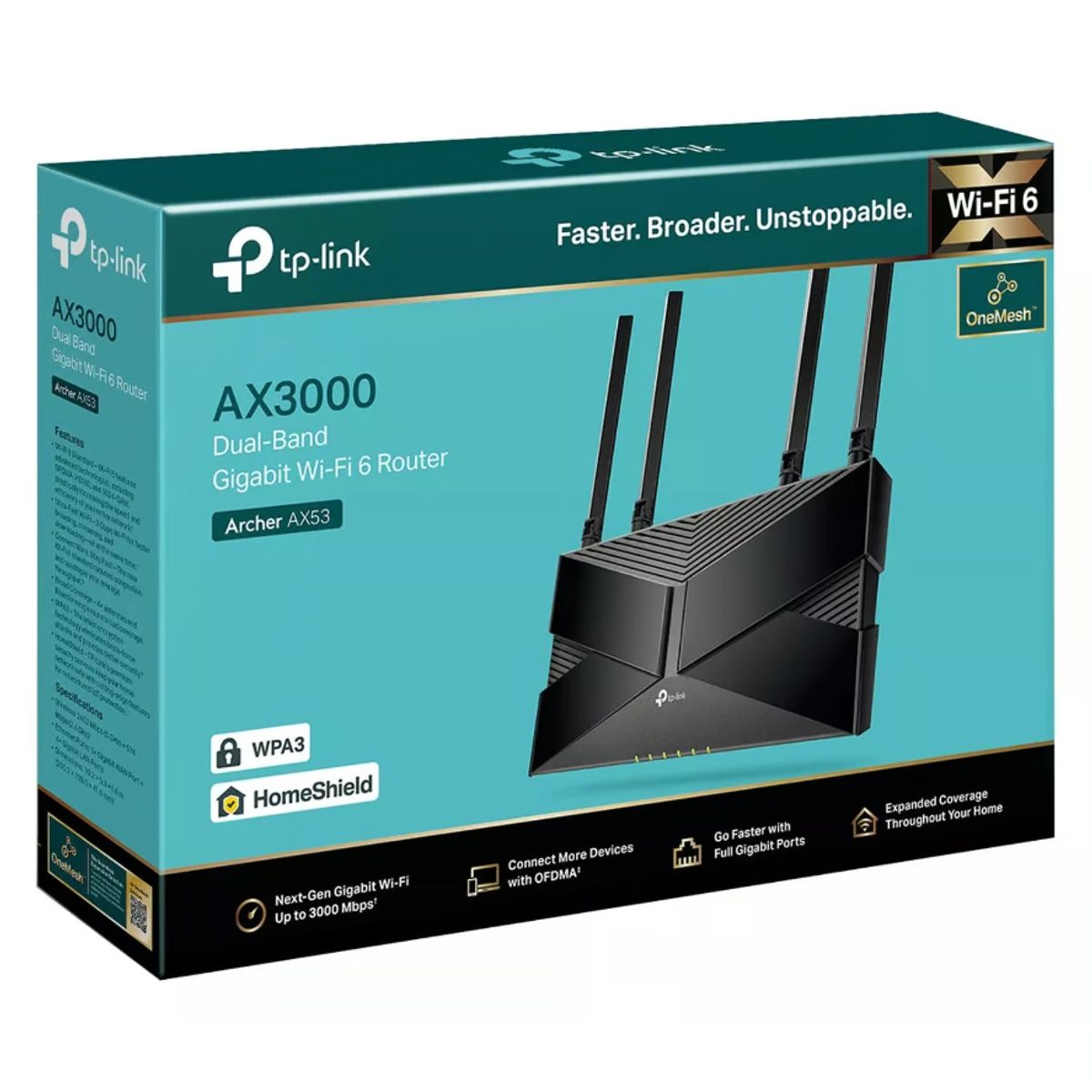 TP LINK - Router Wifi Tp-link Archer Ax53 Gigabit Wi-fi 6 Ax3000