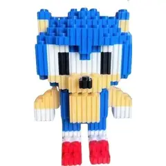 TEEMY - Mini Bloques Sonic Figura 3d Armable