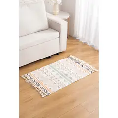 GENERICO - Alfombra baja cama y pasillos tejida de 60x90cm