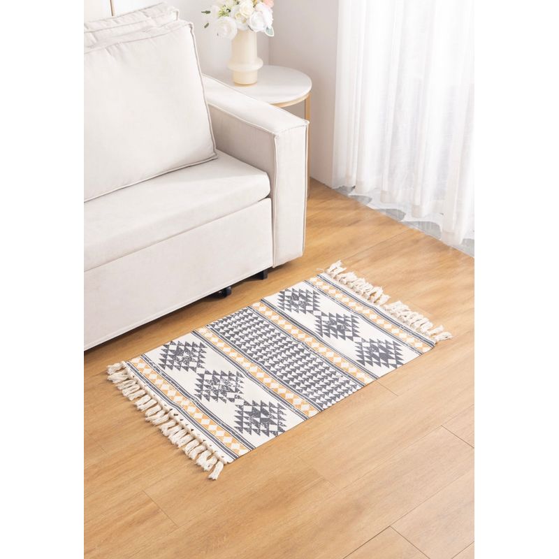 GENERICO - Alfombra baja cama y pasillos tejida de 60x90cm
