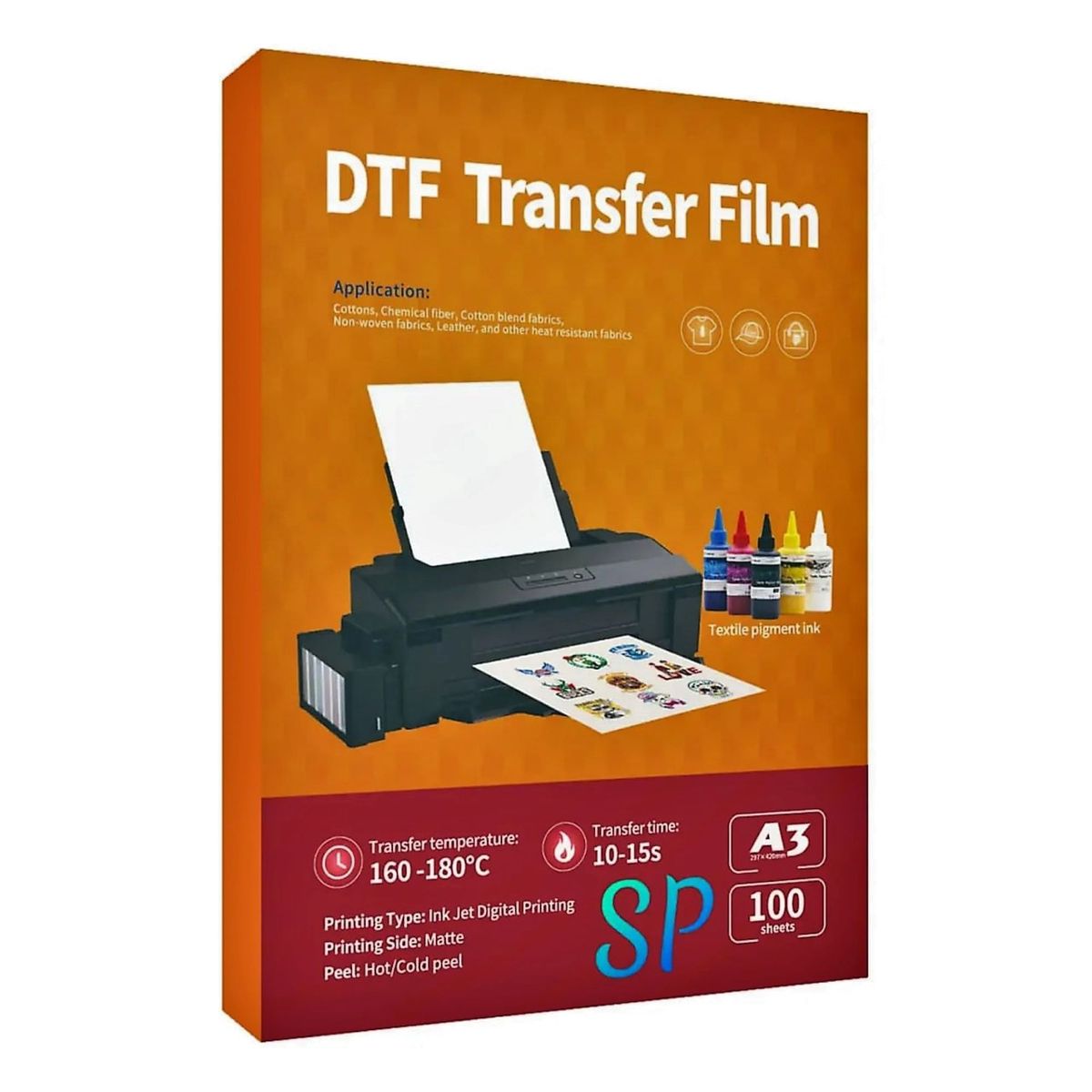 GENERICO - Film DTF A3 X 100 h - Papel Direct To Film Para Estampar