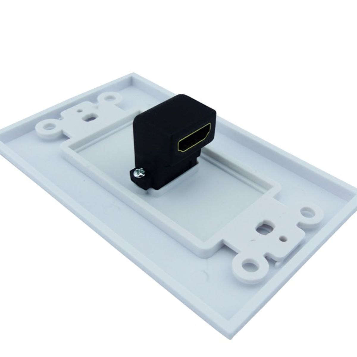 OEM - MODULO CONECTOR HDMI PARA MURO HEMBRA BLANCO EN BOLSA