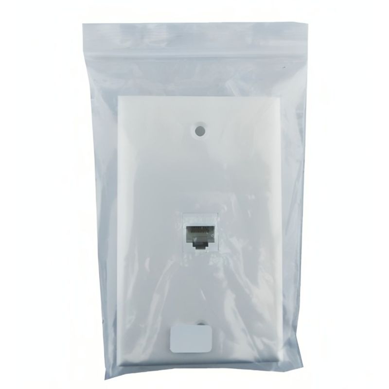 OEM - MODULO CONECTOR RJ-45 PARA MURO CAT 6 HEMBRA BLANCO EN BOLSA