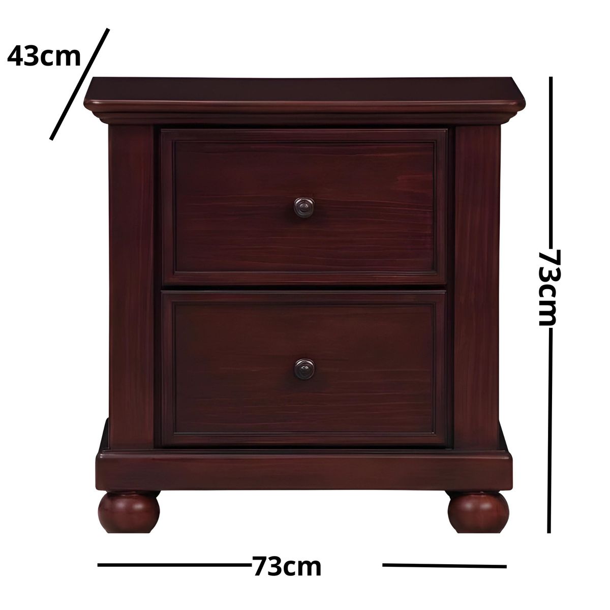 SIMMONS - VELADOR PREMIUM SARATOGA 2 CAJONES SIMMONS