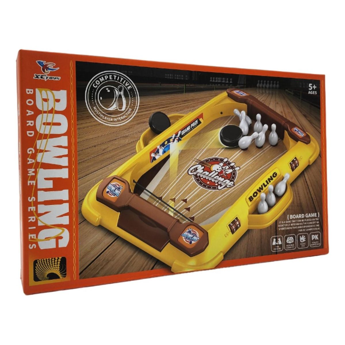 GENERICO - Juego Mini Bowling Juguete Bolos De Mesa Disco Portatil