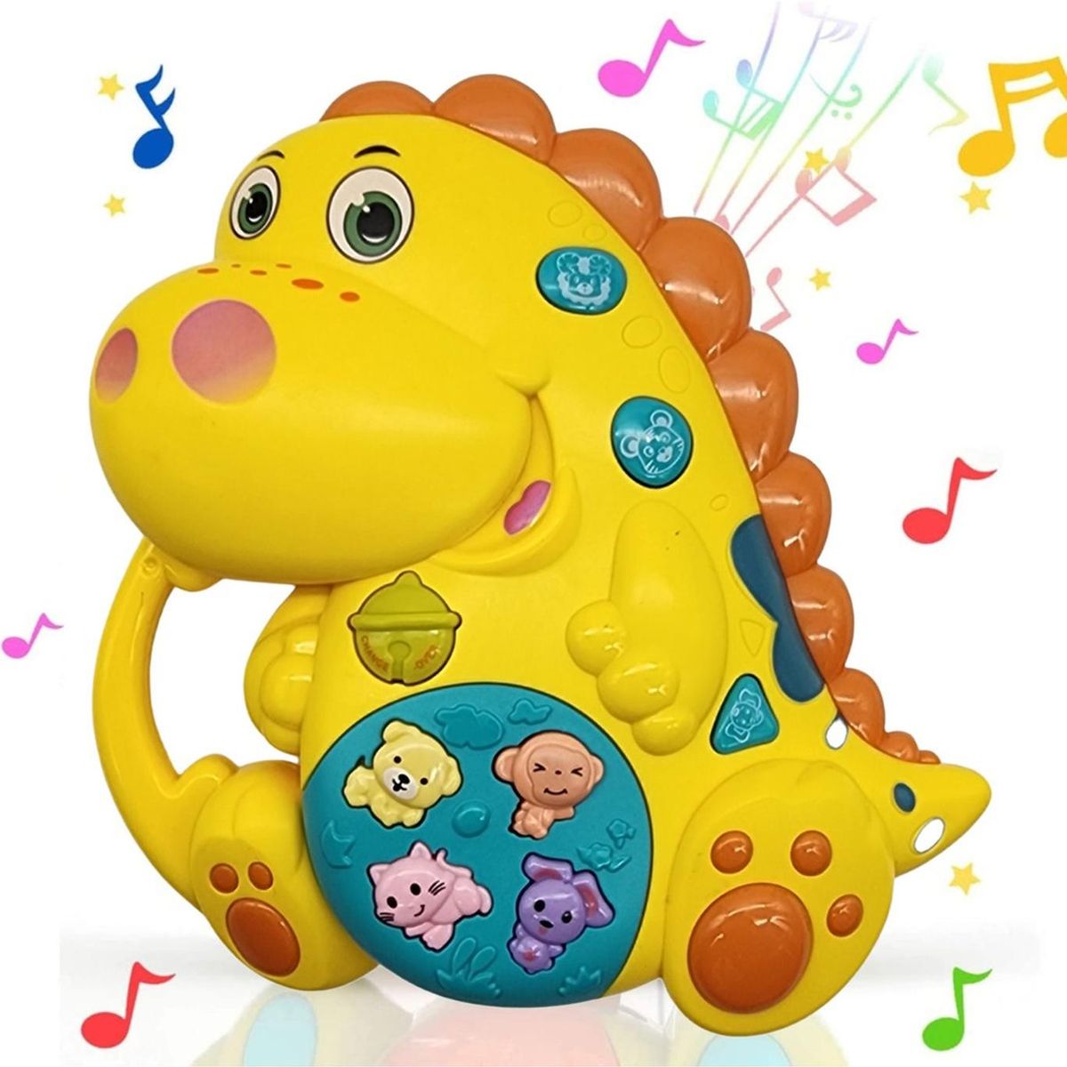 GENERICO - Juguete Piano Musical Con Luces Sonidos Animales Dinosaurio