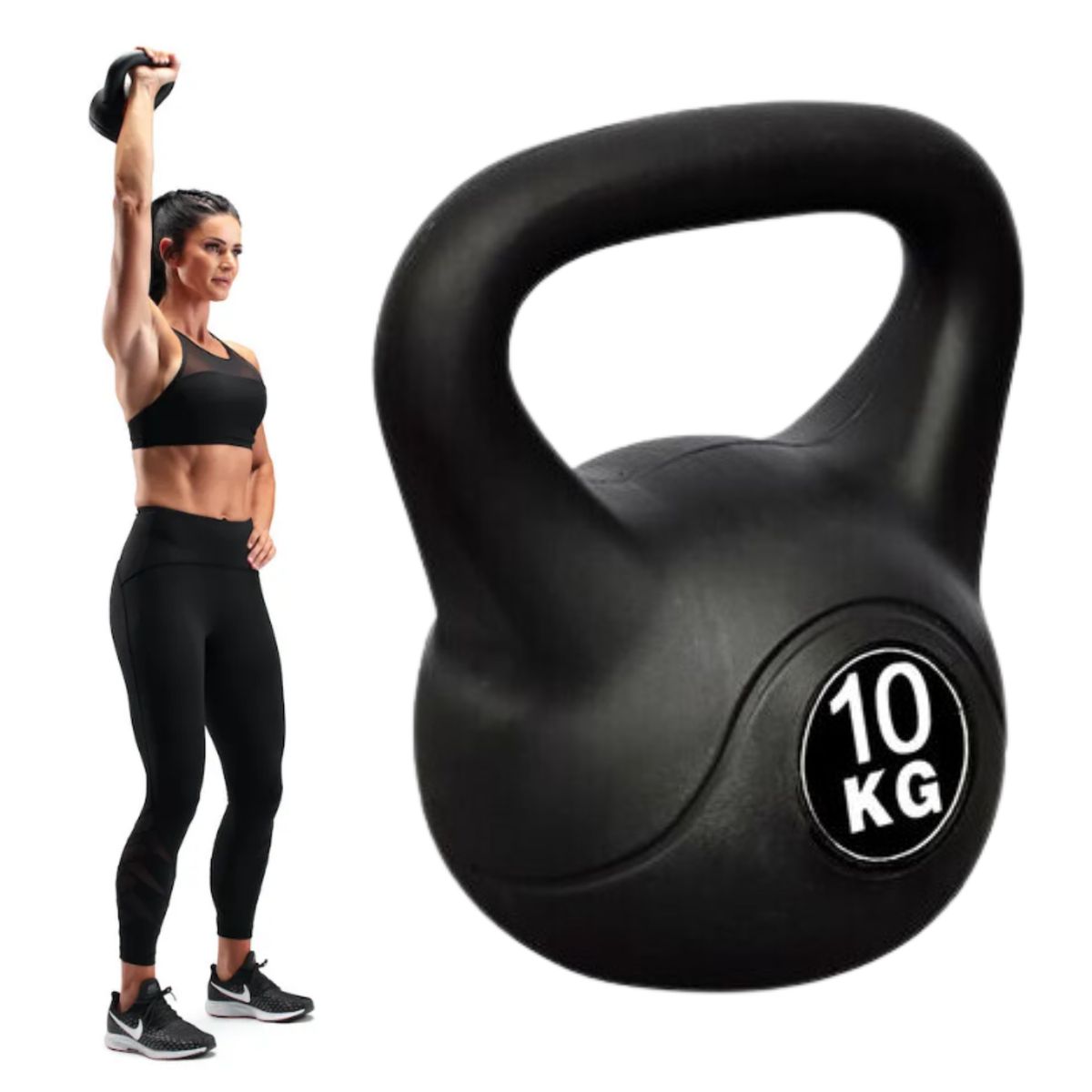 NEW LINE - Pesa Rusa 10 Kg Kettlebell Mancuerna Entrenamiento Fitness