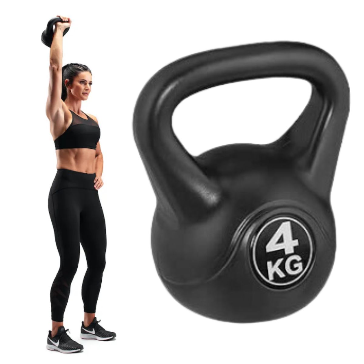 NEW LINE - Pesa Rusa 4 Kg Kettlebell Mancuerna Entrenamiento Fitness
