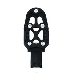 OEM - PEDALINES MOTO ENDURO Y OTROS APOYA PIES METAL EL PAR NEGRO