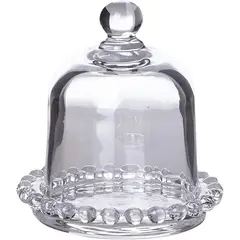 GENERICO - Mantequillero De Vidrio Pocillo Mantequillero Con Tapa