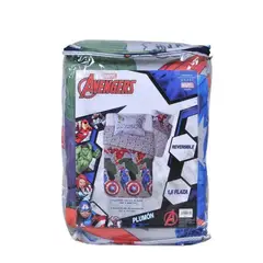 MASHINI - Plumón Microfibra Infantil 1.5 Plazas Avengers