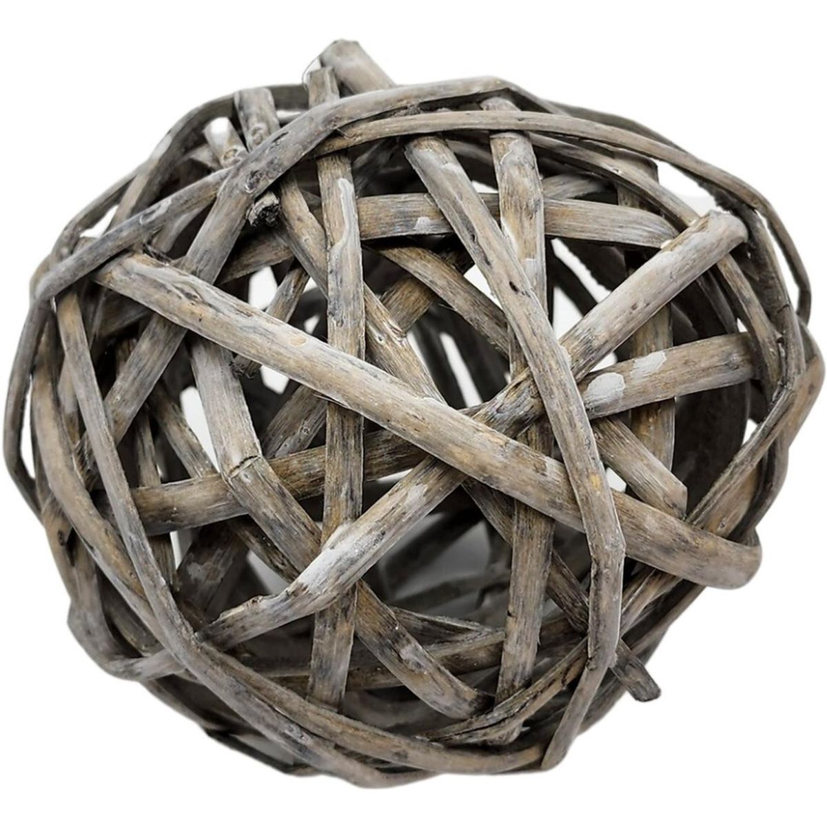 GENERICO - Esfera De Mimbre Para Decoración Pelotas De Mimbre Gris