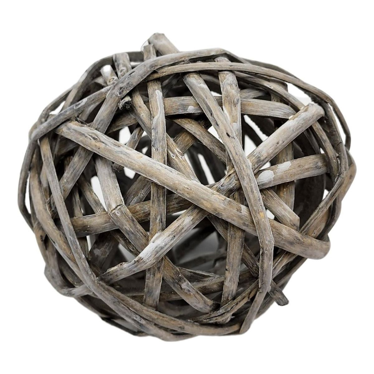 GENERICO - Esfera De Mimbre Para Decoración Pelotas De Mimbre Gris