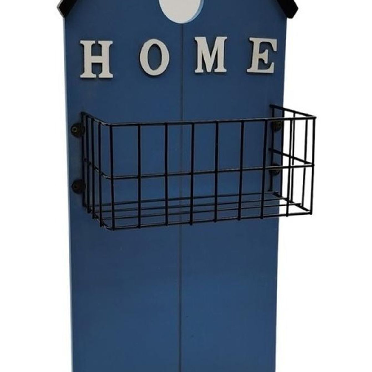 GENERICO - Cuadro Repisa De Madera 2 Niveles Decoración De Pared - Azul