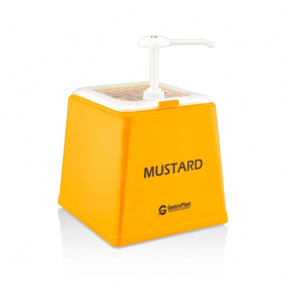 GASTROPLAST - DISPENSADOR DE MOSTAZA SET AMARILLO GASTROPLAST