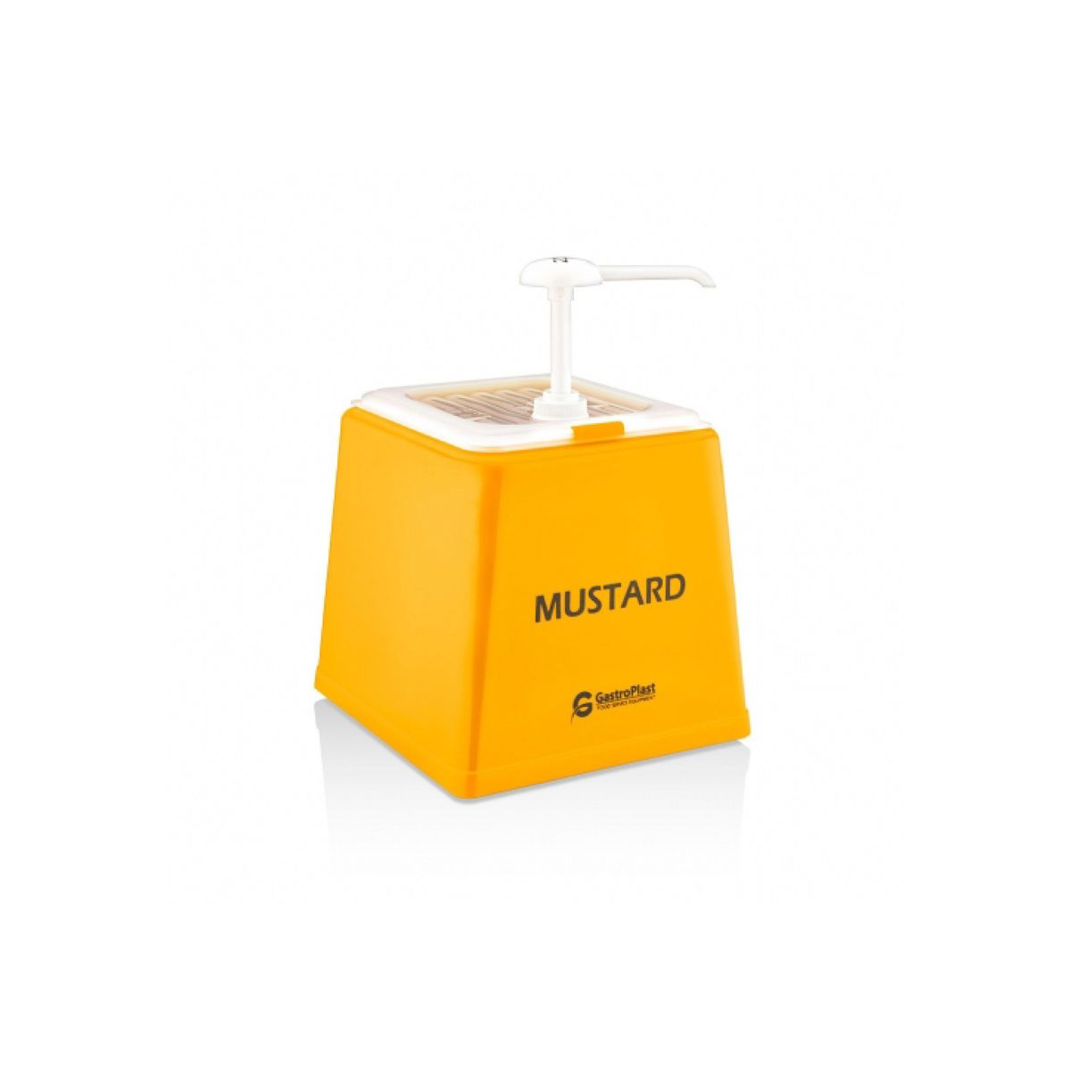 GASTROPLAST - DISPENSADOR DE MOSTAZA SET AMARILLO GASTROPLAST
