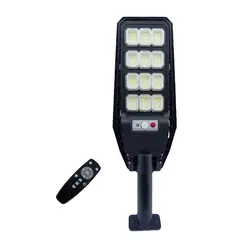 OEM - FOCO CON BRAZO SOLAR 200W PVC 144 LED 12 PLACAS CON CONTROL SENSOR