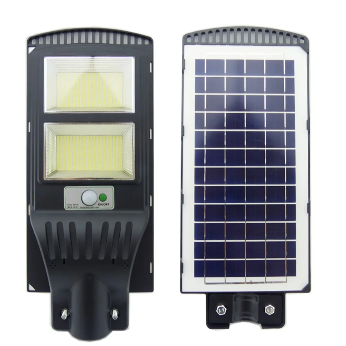 OEM - FOCO PARA POSTE SOLAR 300W CON 2 PLACAS 600 LED PVC CON CONTROL