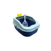 Arenero Para Gatos Mascotas Azul