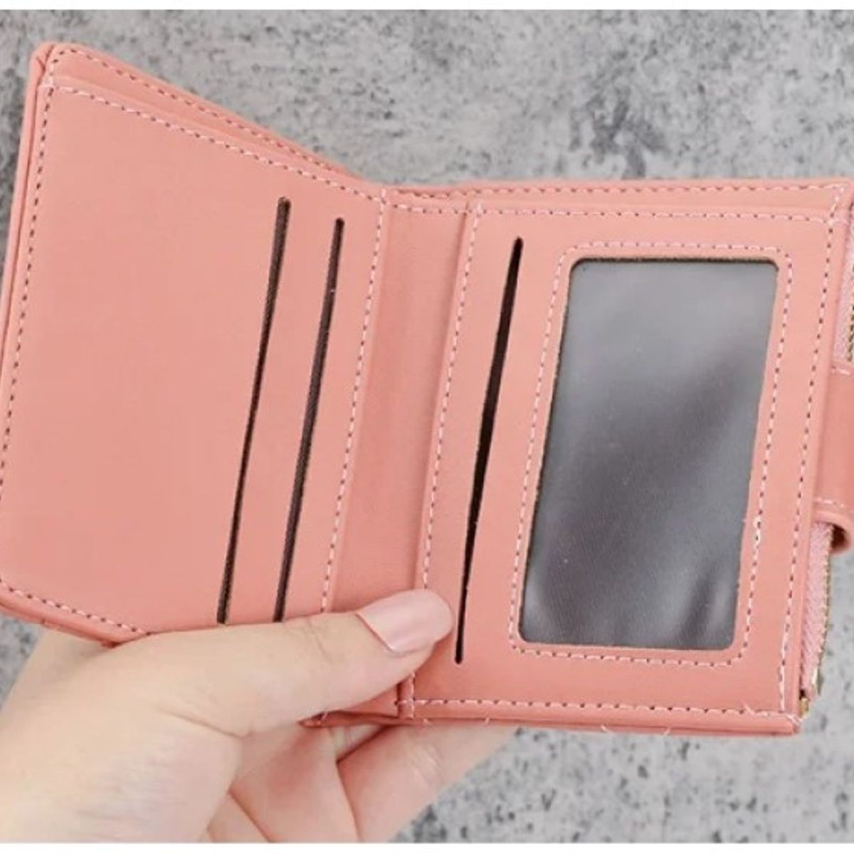 GENERICO - Cartera Multitarjeta Para Mujer Monedero Pequeño