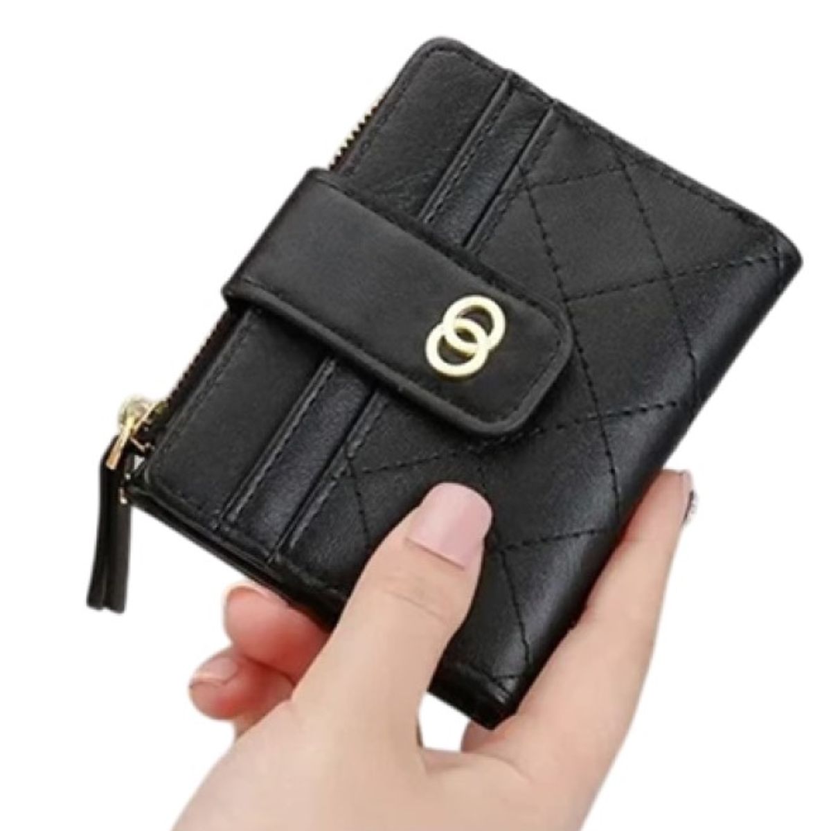 GENERICO - Cartera Multitarjeta Para Mujer Monedero Pequeño