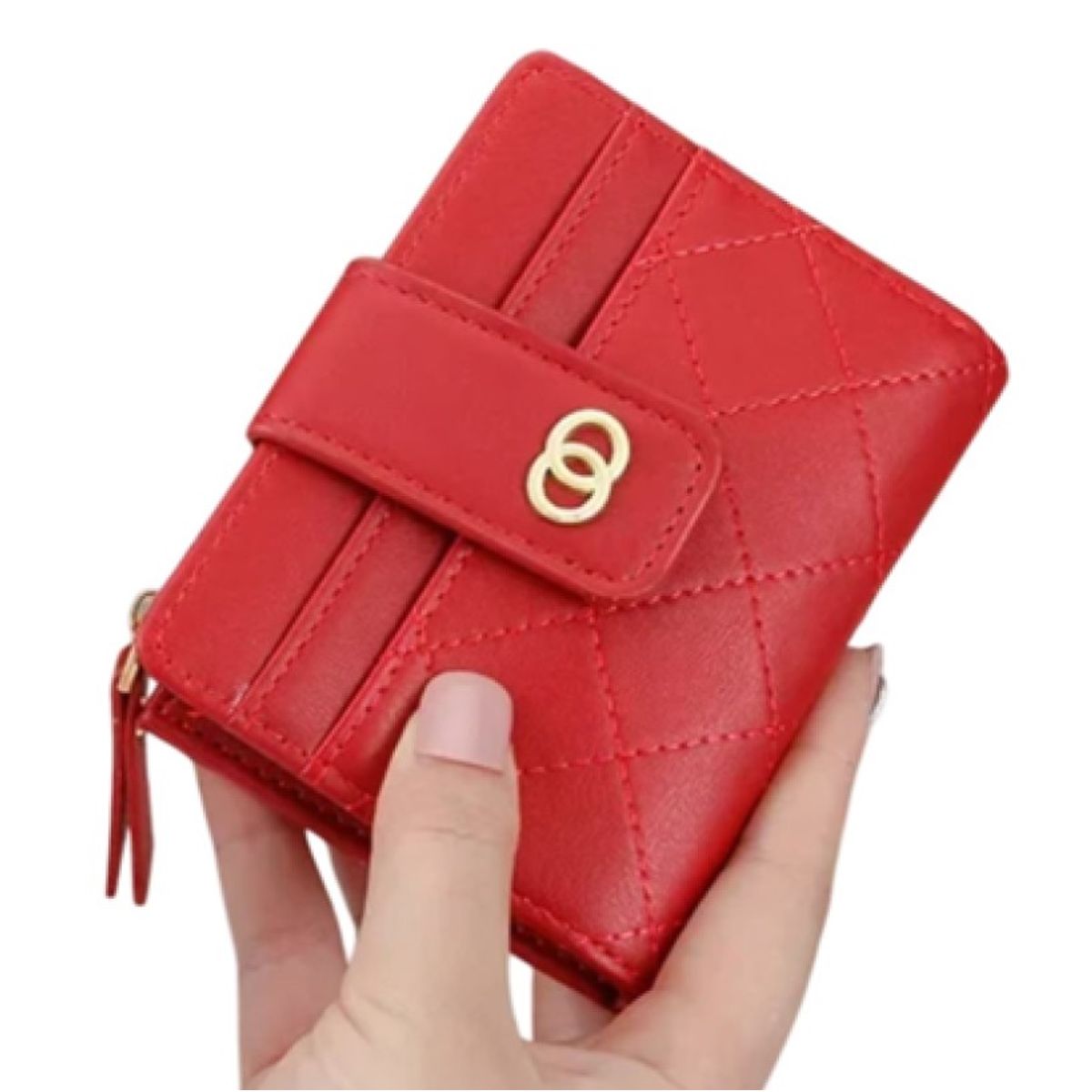 GENERICO - Cartera Multitarjeta Para Mujer Monedero Pequeño