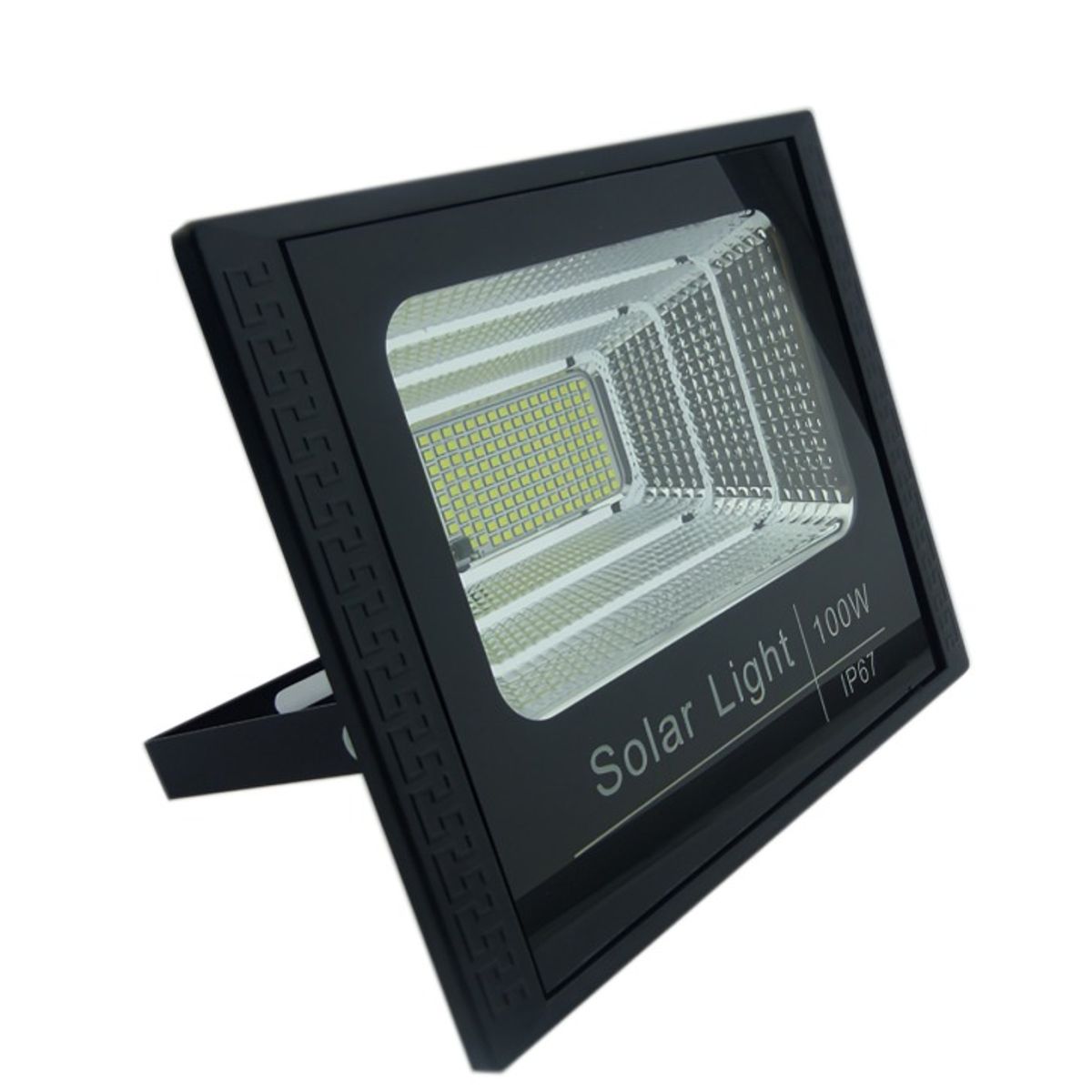 OEM - PROYECTOR SOLAR LED 100W CON PANEL PVC 174 LED LUZ BCA CON CONTROL