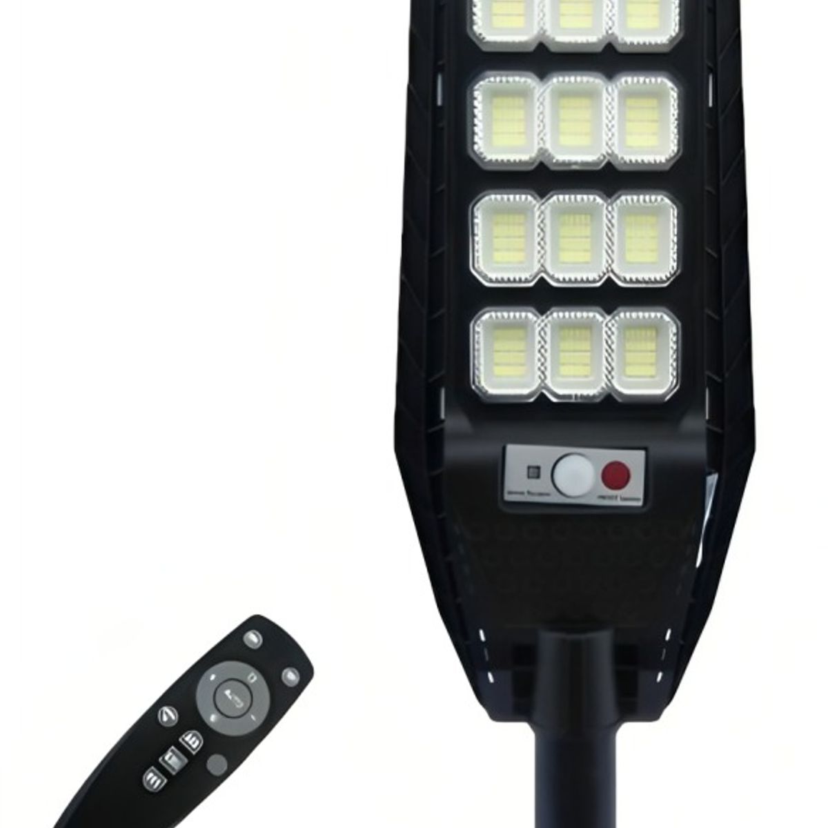 OEM - FOCO CON BRAZO SOLAR 300W 180 LED PVC 15 PLACAS CON CONTROL SENSOR