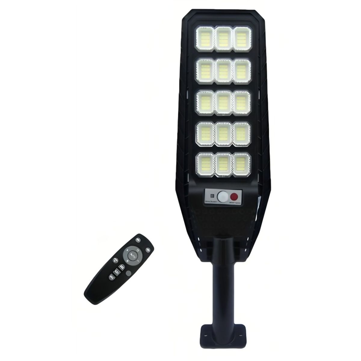 OEM - FOCO CON BRAZO SOLAR 300W 180 LED PVC 15 PLACAS CON CONTROL SENSOR