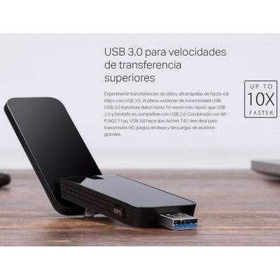 Imagen 2 del producto Tarjeta Usb 30 Wifi Dual Band 5g Ac1200 Archer T4u Tp-link