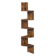 GENERICO - Repisas Esquinera de MDF Rack Librero Armable Rústico Modelo 10