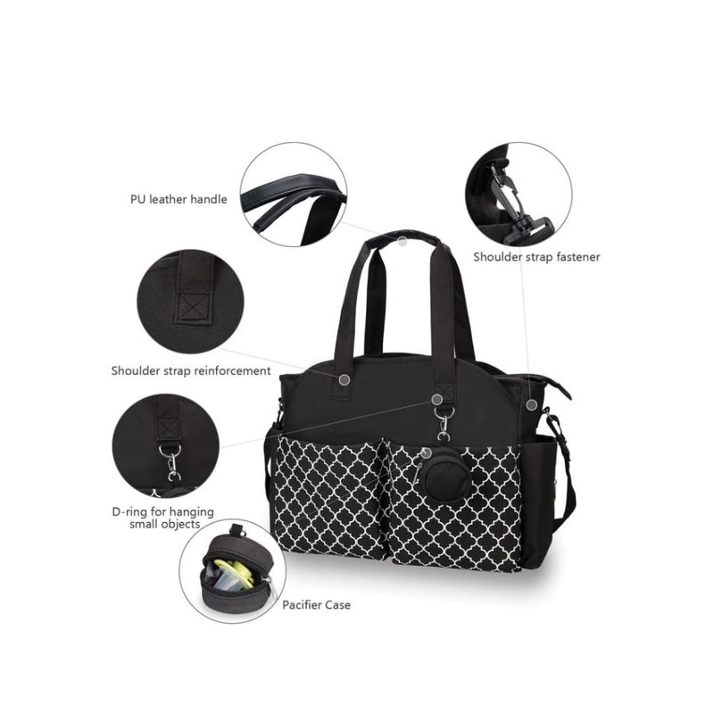 LA PEQUETERIA - BOLSO PAÑALERO MATERNAL HOP